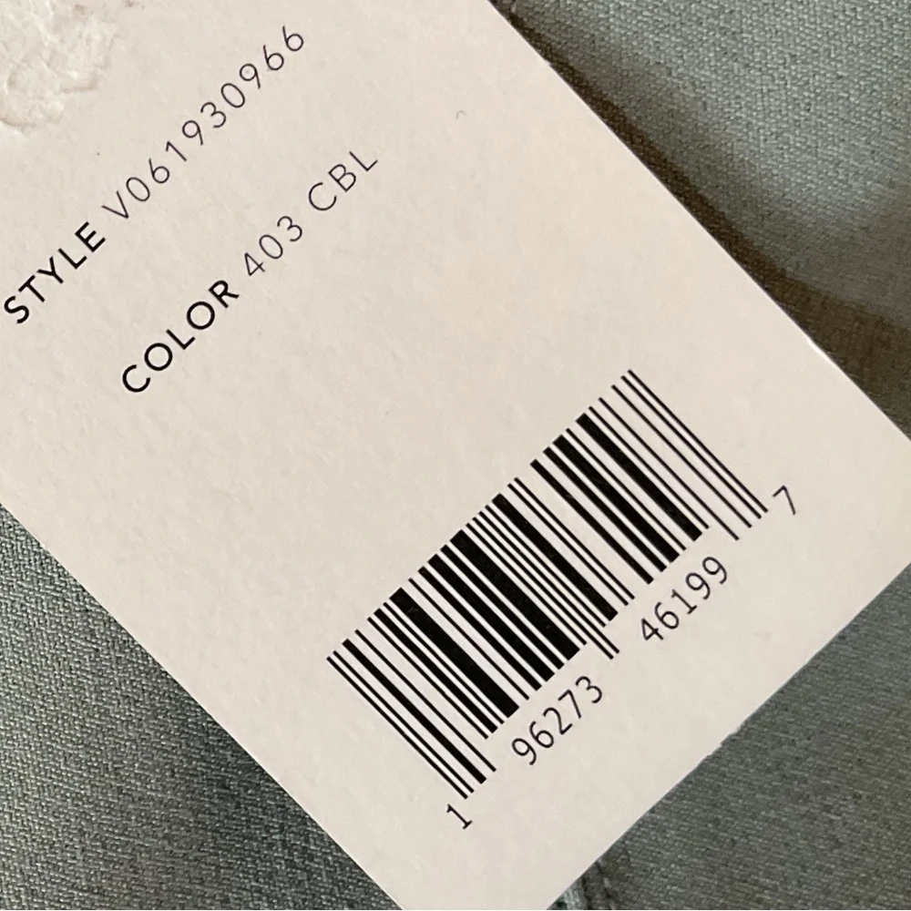 $368 NWT VINCE Sz10 HIGH RISE CIGARETTE STRETCH PANT SLATE - Picture 9 of 9